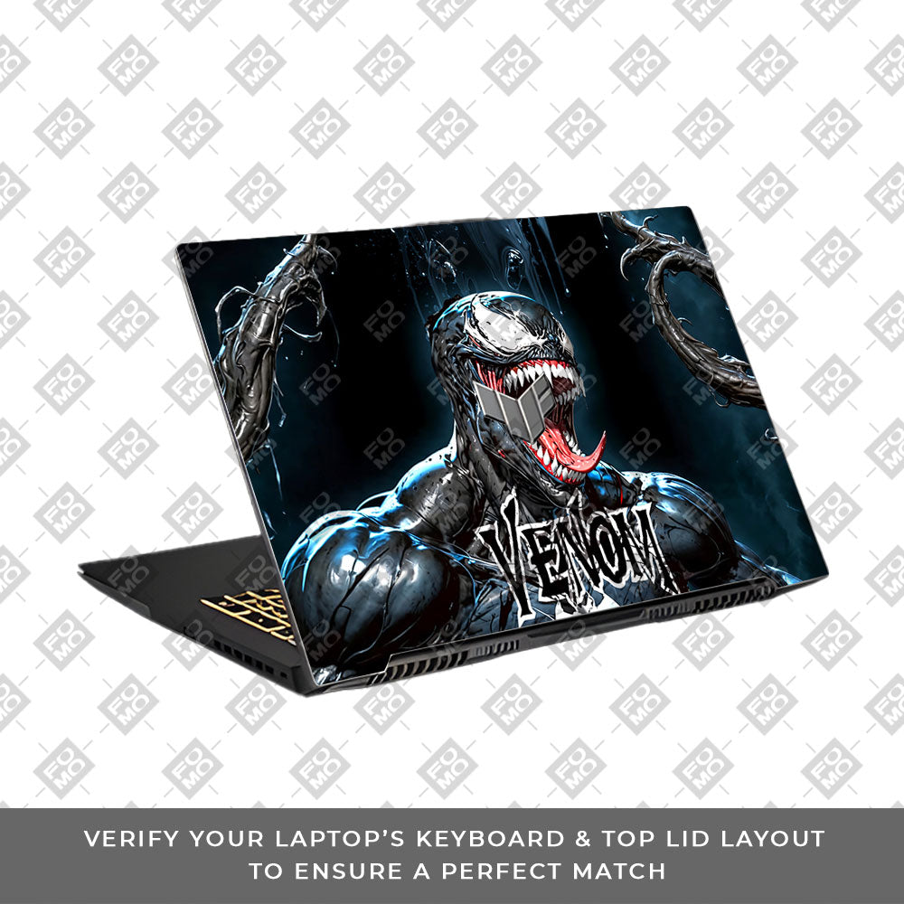 Venom Unchained Asus TUF Gaming F17 FX707Z Laptop Skin