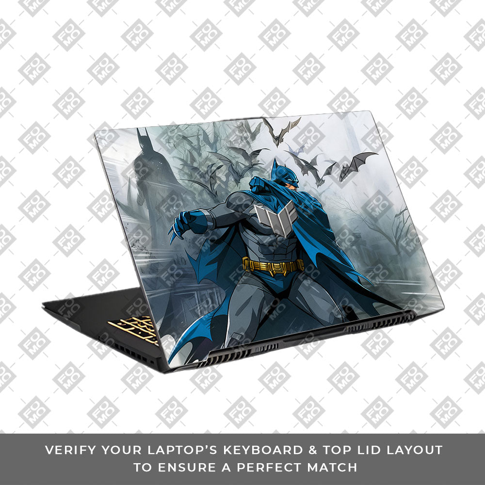 Shadow of Gotham Asus TUF Gaming F17 FX707Z Laptop Skin