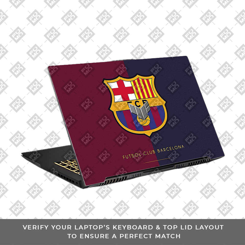 Catalan Pride Barcelona Legacy Asus TUF Gaming F17 FX707Z Laptop Skin