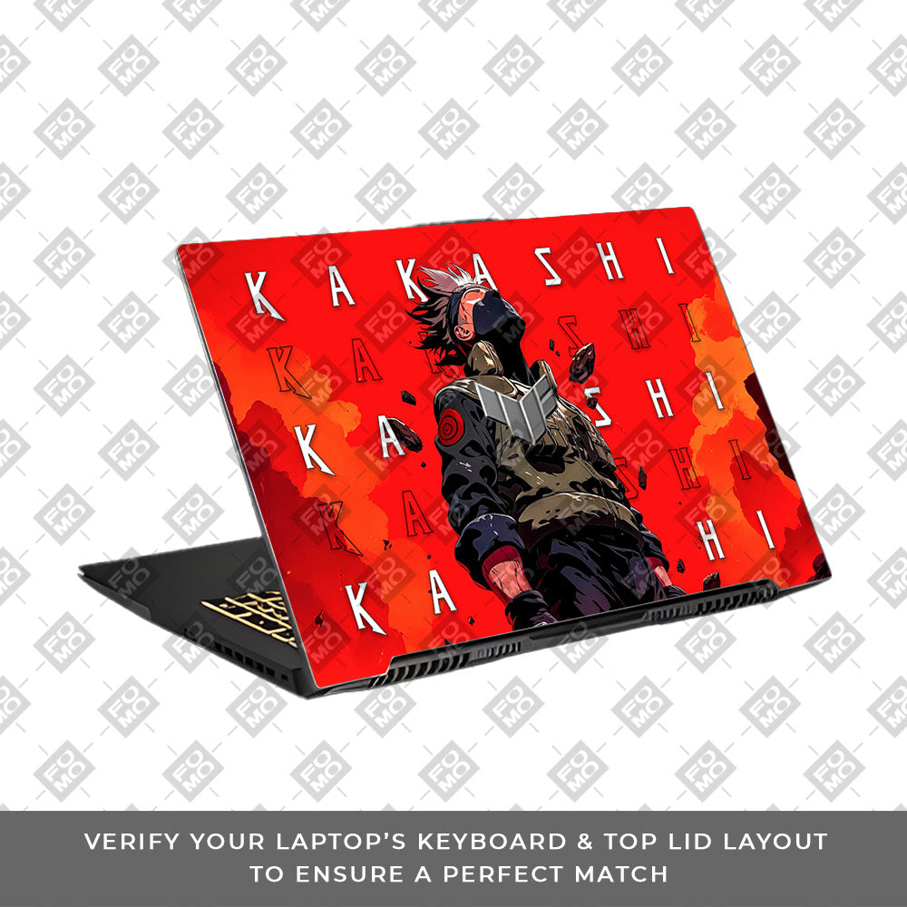 Kakashi Hatake Inferno Asus TUF Gaming F17 FX707Z Laptop Skin