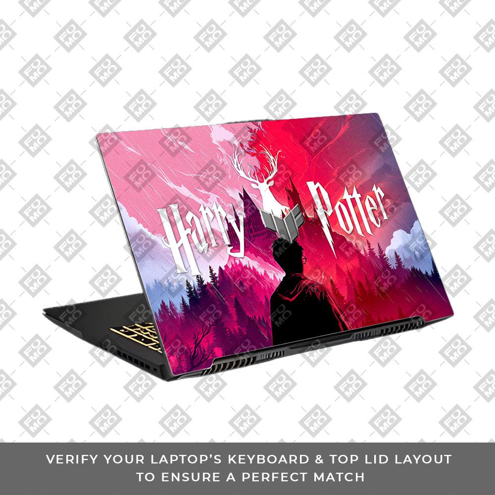 Harry Potter Magical Hogwarts Asus TUF Gaming F17 FX707Z Laptop Skin