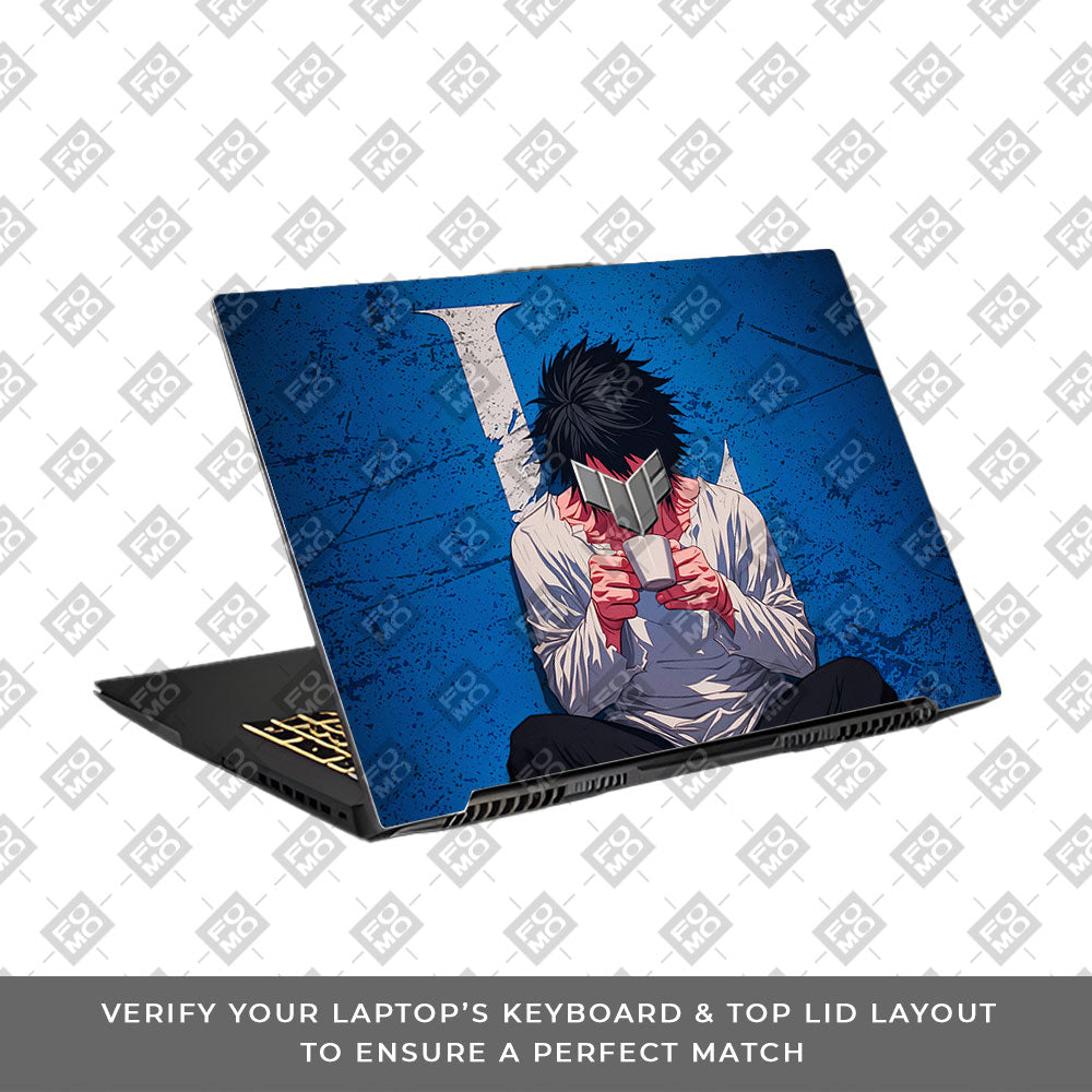 Death Note L Lawliet Asus TUF Gaming F17 FX707Z Laptop Skin