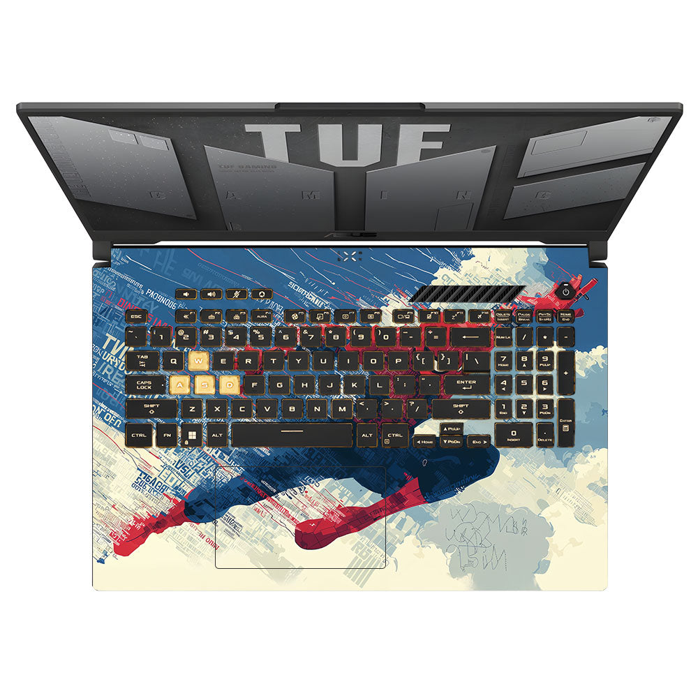 Spiderman Velocity Asus TUF Gaming F17 FX707Z Laptop Skin
