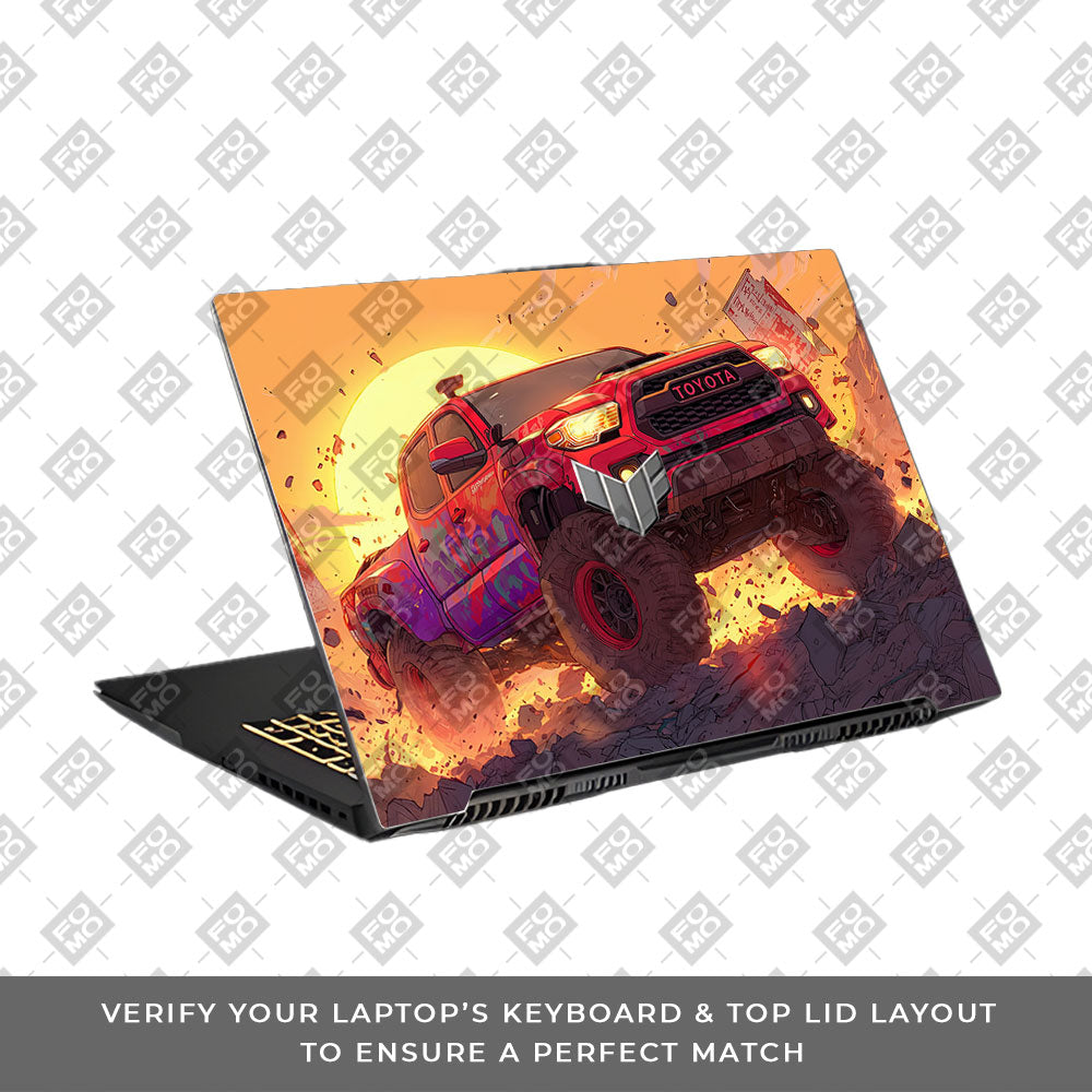 Toyota Off Road Beast Asus TUF Gaming F17 FX707Z Laptop Skin