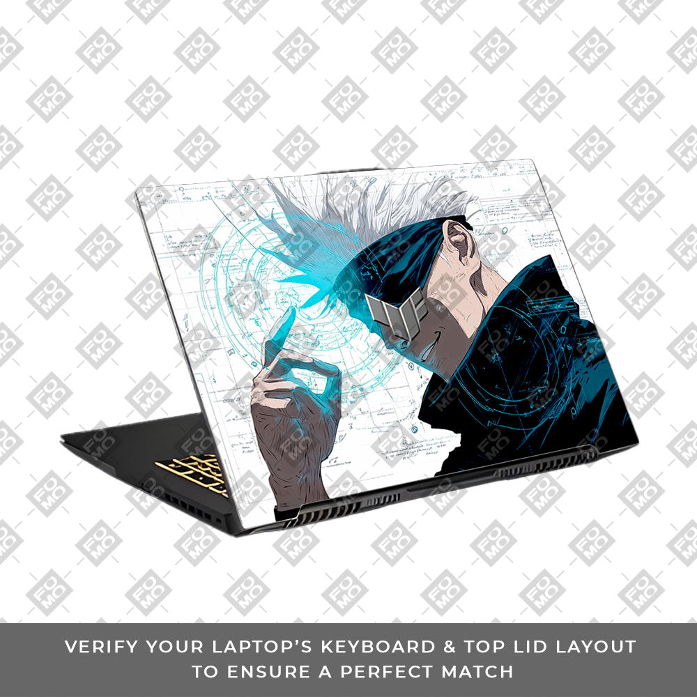 Gojo Satoru Power Asus TUF Gaming F17 FX707Z Laptop Skin