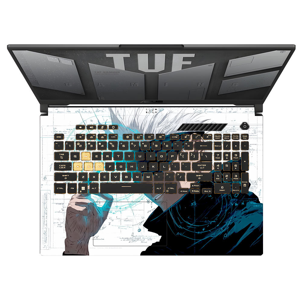 Gojo Satoru Power Asus TUF Gaming F17 FX707Z Laptop Skin