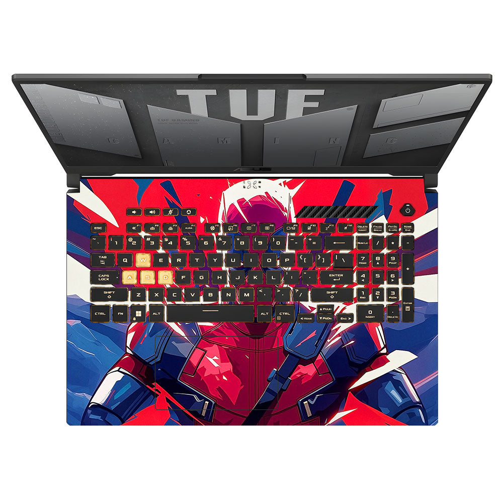 Deadpool Power Burst Asus TUF Gaming F17 FX707Z Laptop Skin