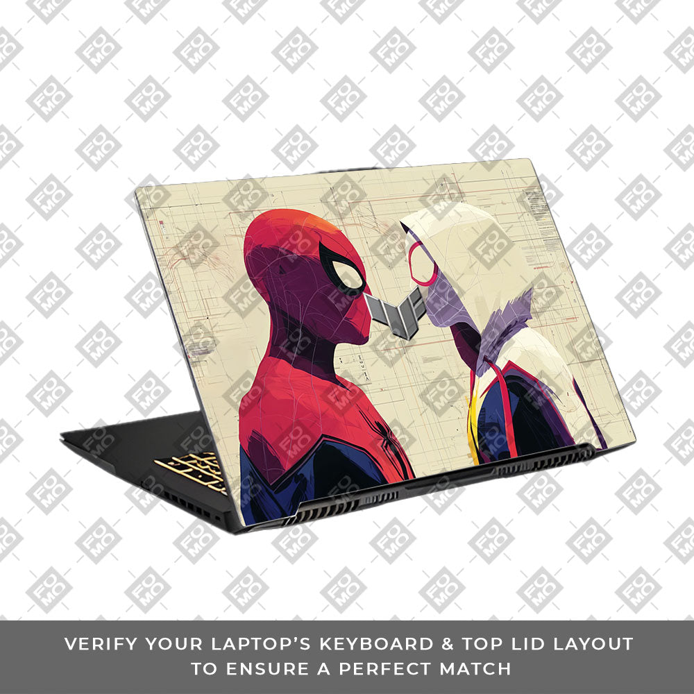 Spider Man X Spider Gwen Asus TUF Gaming F17 FX707Z Laptop Skin