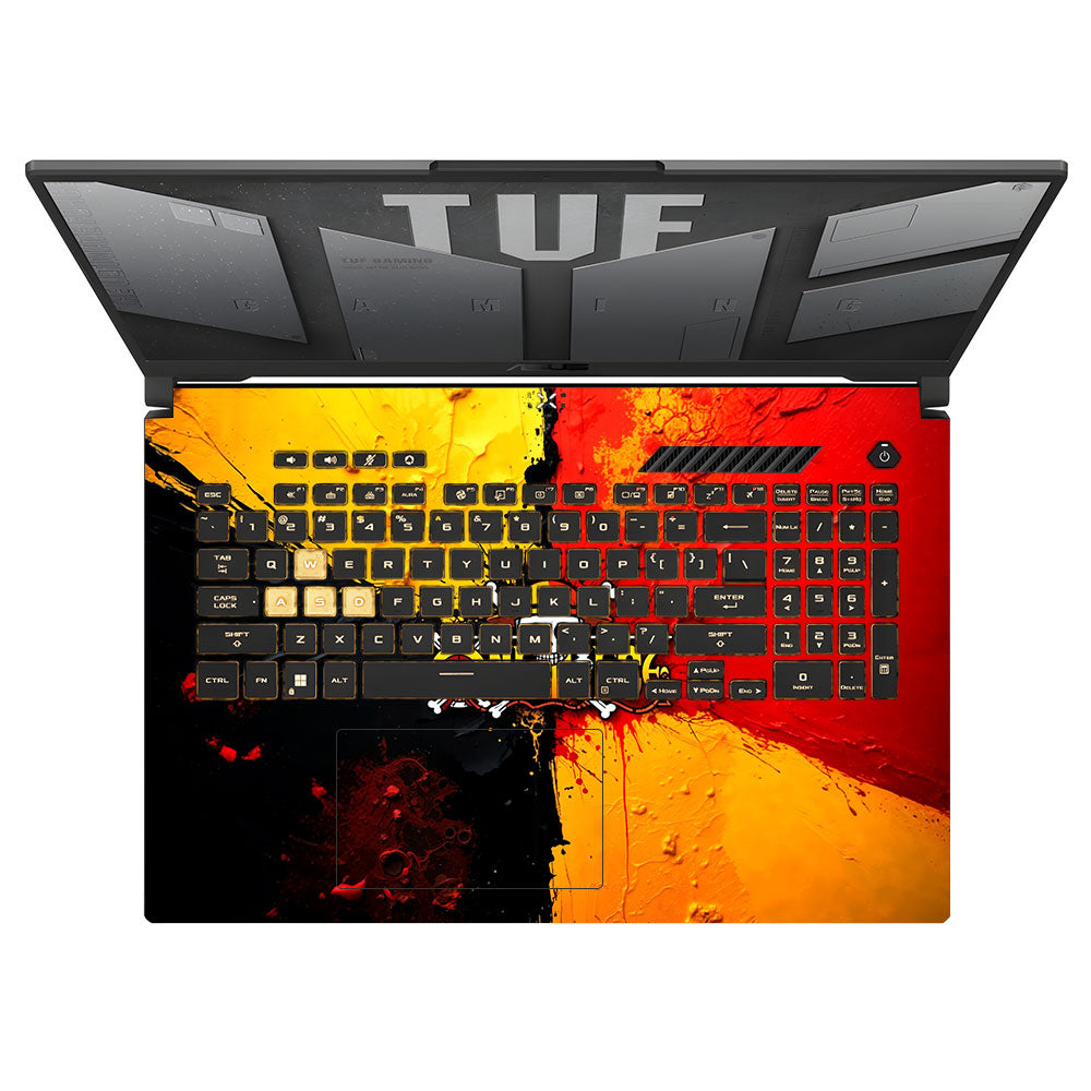 One Piece Paint Splash Asus TUF Gaming F17 FX707Z Laptop Skin