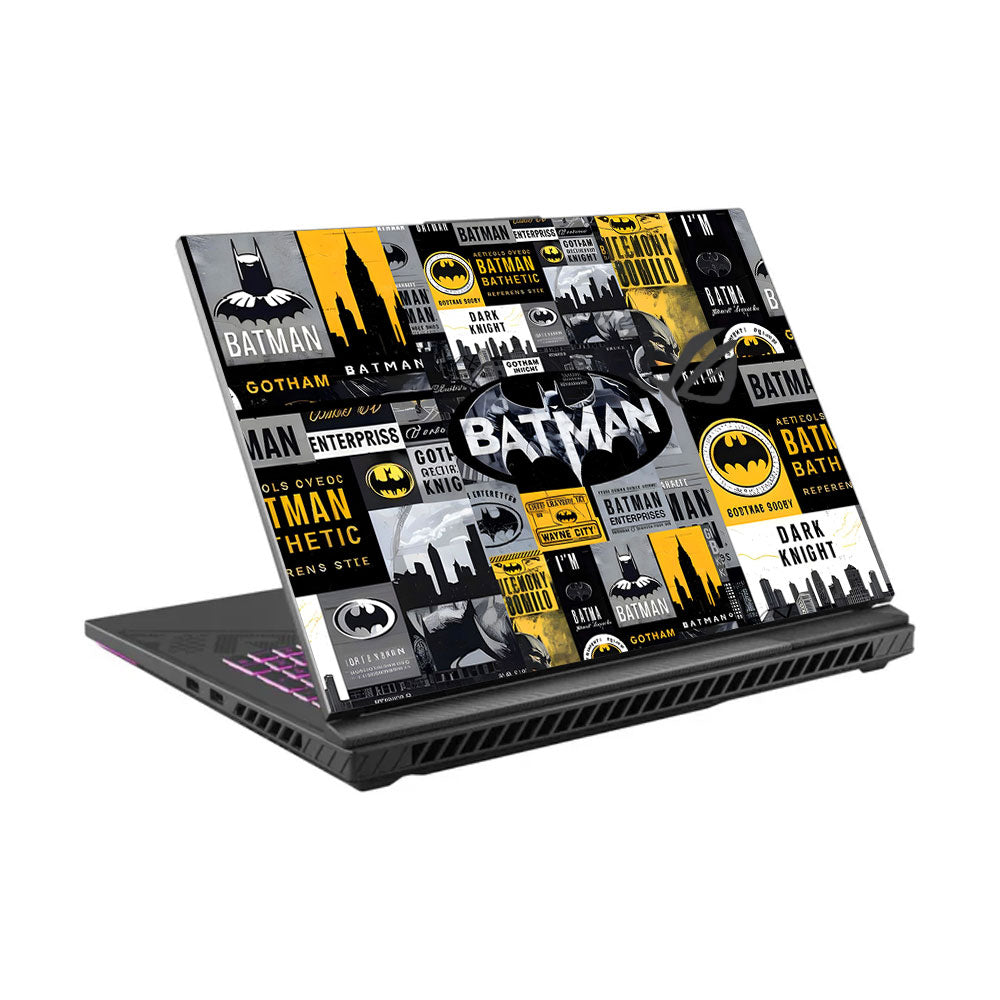Batman Collage Asus ROG Strix G16 G614J Laptop Skin