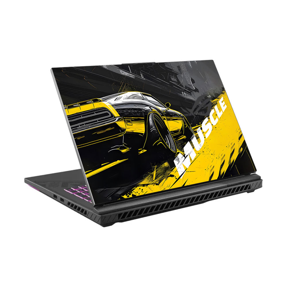 Black Muscle Asus ROG Strix G16 G614J Laptop Skin