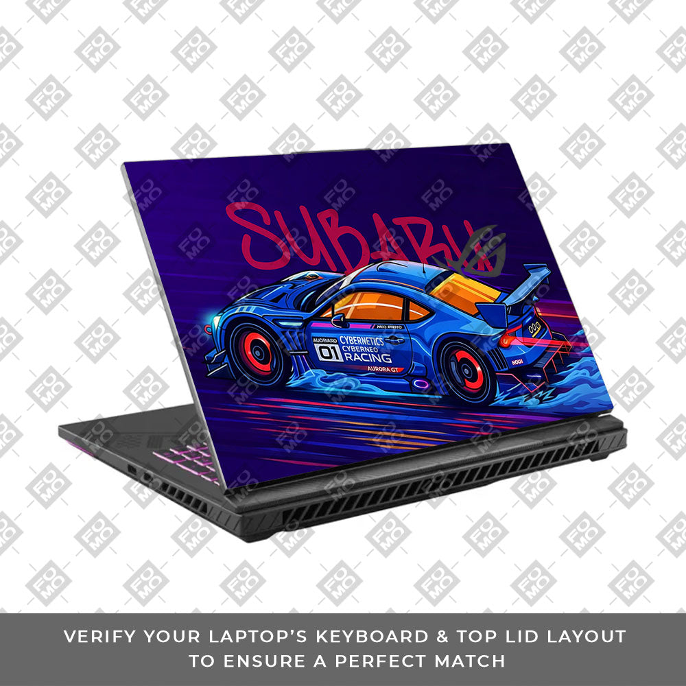 Subaru BRZ Asus ROG Strix G16 G614J Laptop Skin