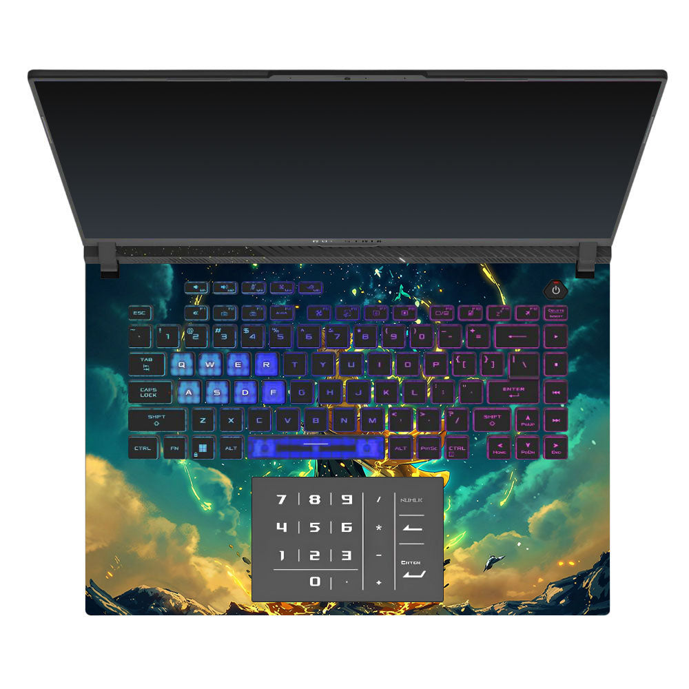 Zenitsu Thunder God Asus ROG Strix G16 G614J Laptop Skin