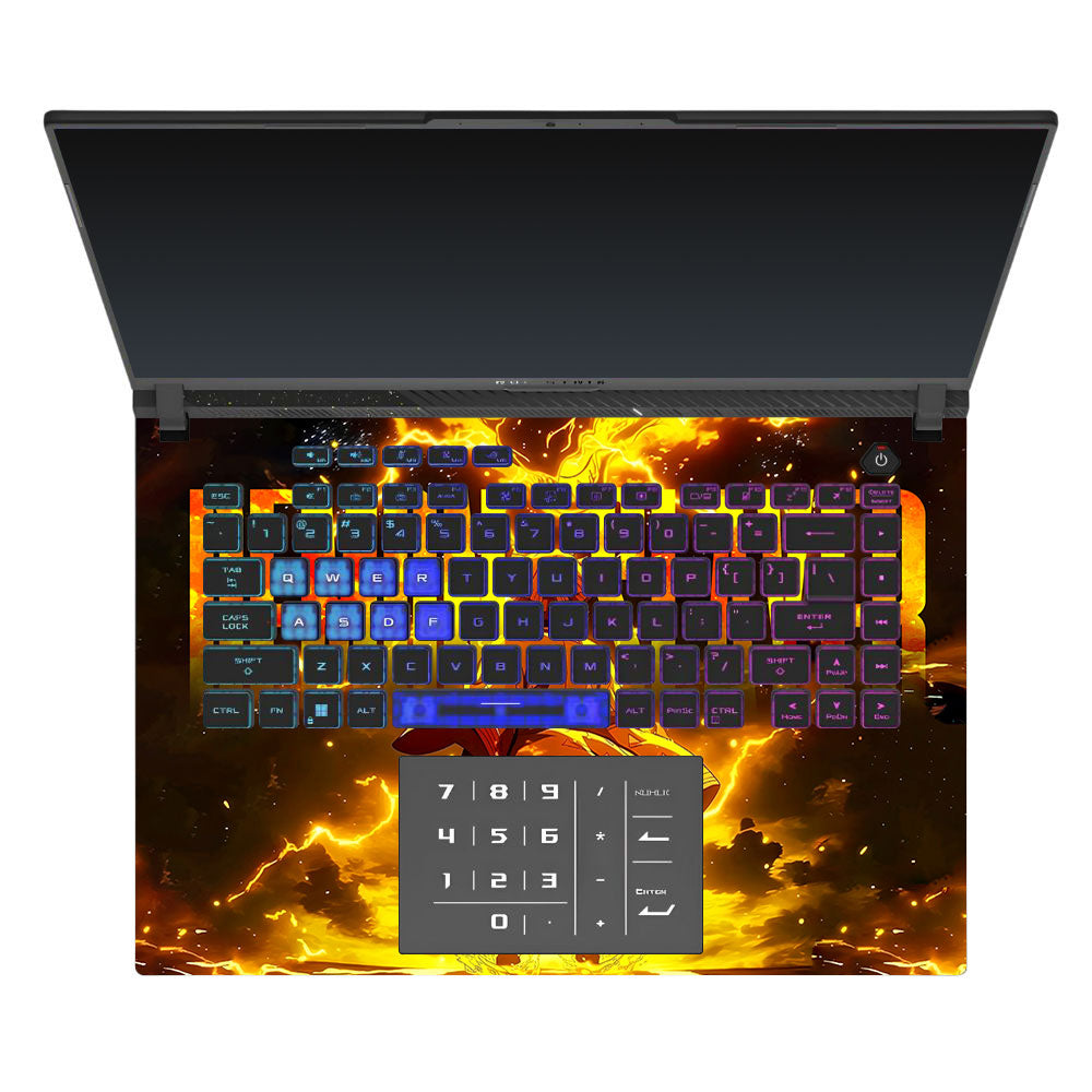 Zenitsu Lightning Strike Asus ROG Strix G16 G614J Laptop Skin