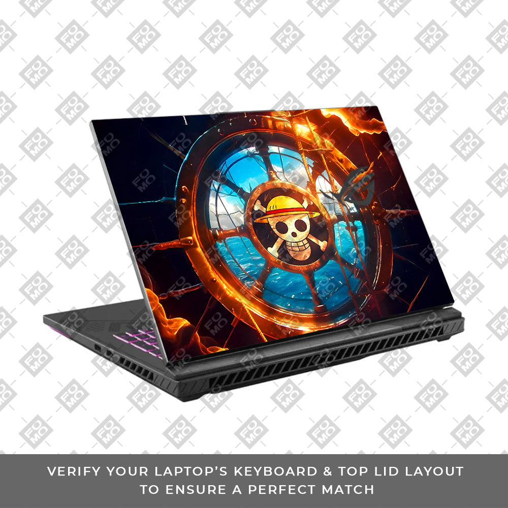 Straw Hat Pirates Emblem Asus ROG Strix G16 G614J Laptop Skin