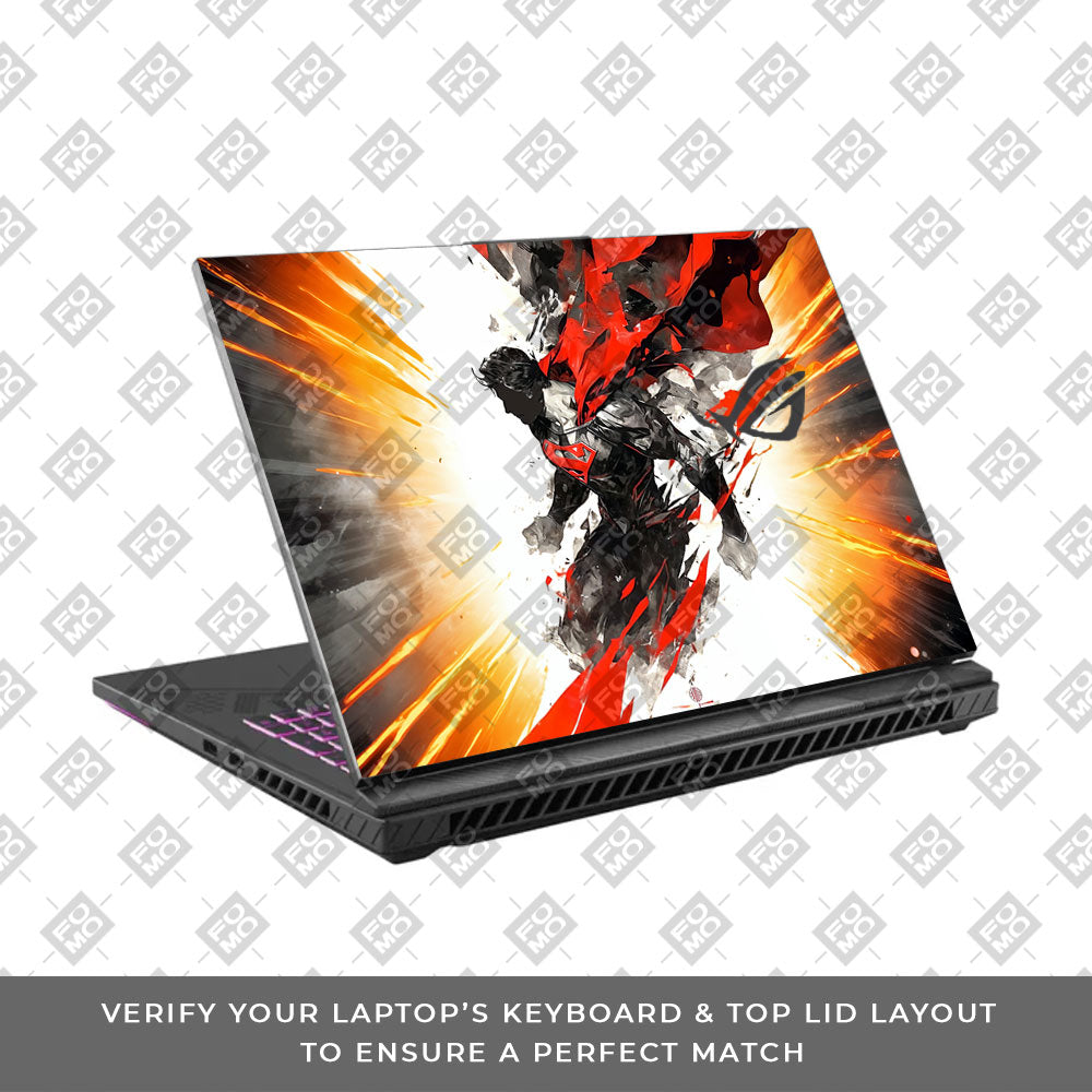 Superman Ascension Asus ROG Strix G16 G614J Laptop Skin