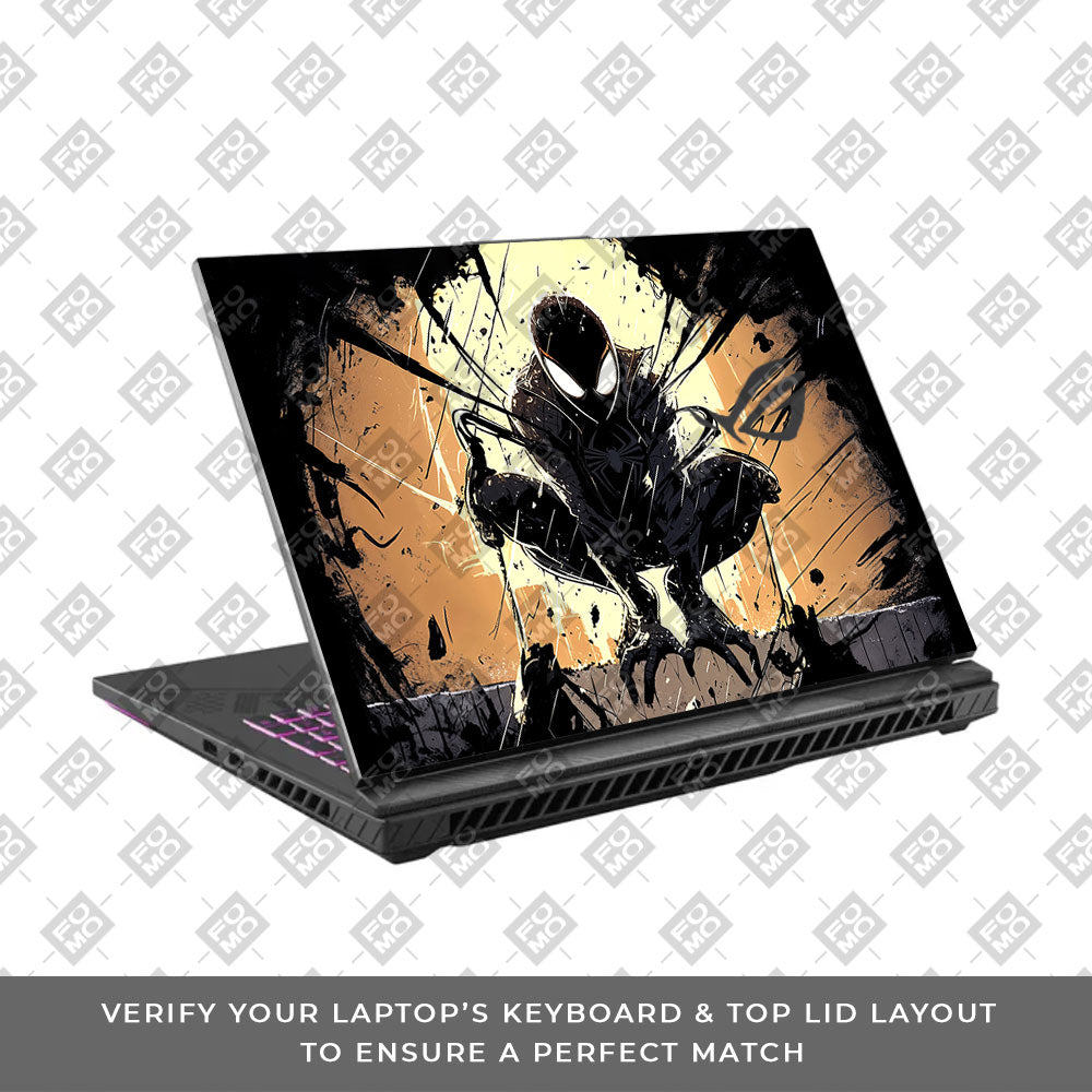 Shadow Spiderman Asus ROG Strix G16 G614J Laptop Skin
