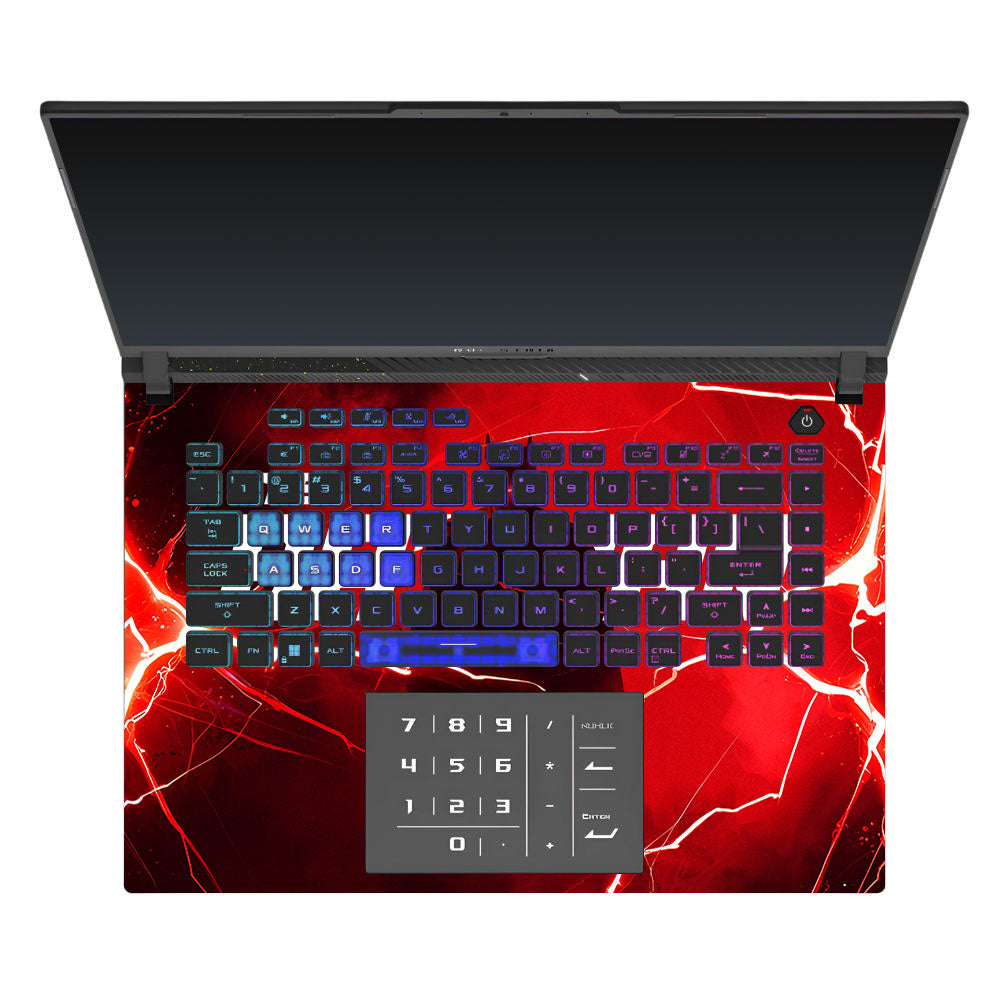 Red Rage Batman Asus ROG Strix G16 G614J 3D Laptop Skin