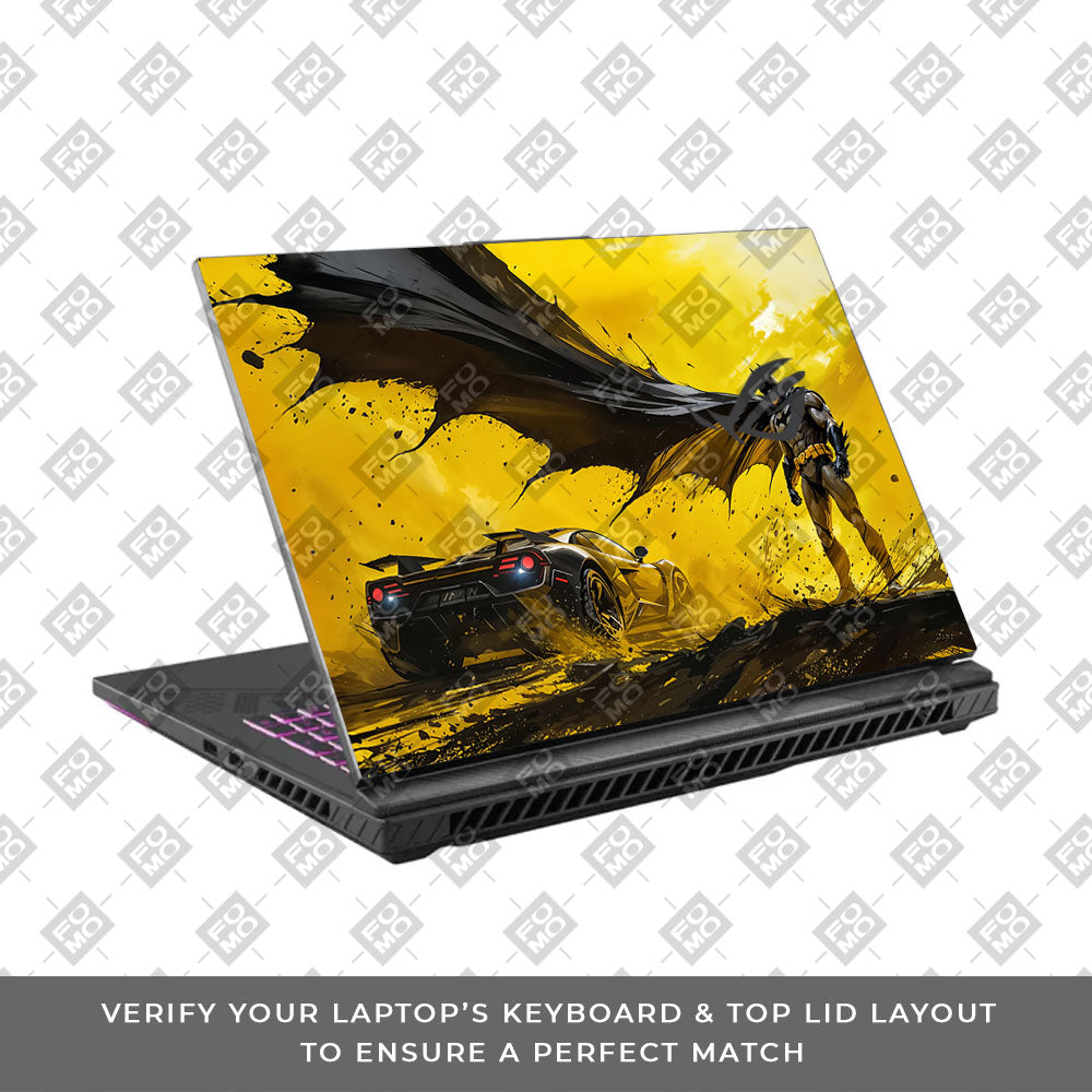 Dark Knight Velocity Asus ROG Strix G16 G614J Laptop Skin