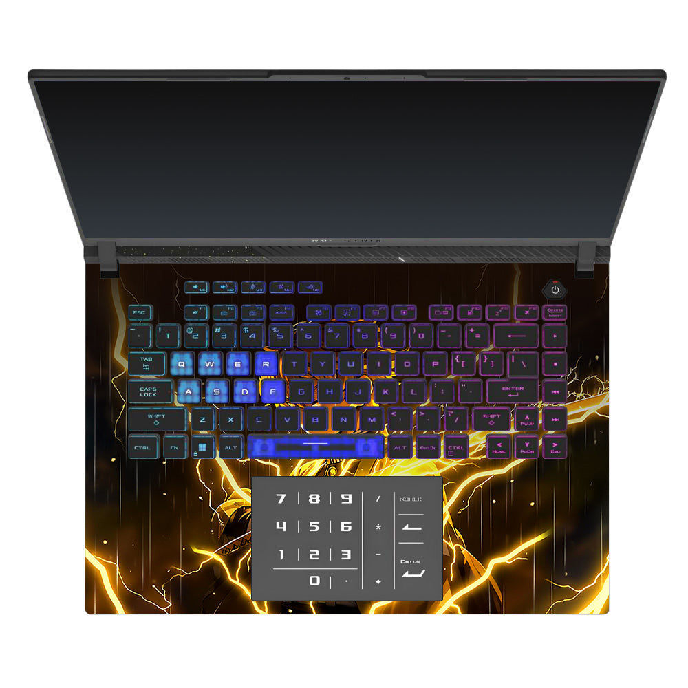 Thunder Soul Lightning Zenitsu Asus ROG Strix G16 G614J 3D Laptop Skin