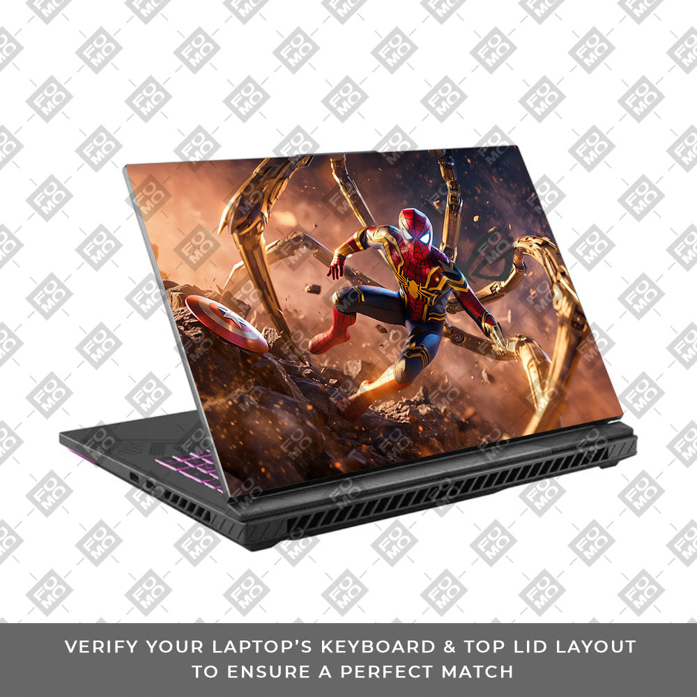 Spider Man Mech Arms Asus ROG Strix G16 G614J Laptop Skin