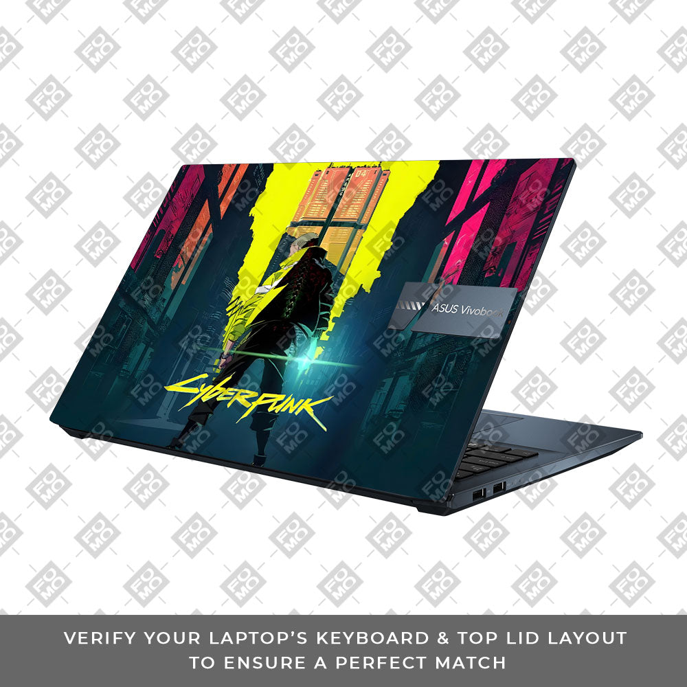 Cyberpunk Uprising Asus Vivobook Pro 15 M6500QC & M6500QH Laptop Skin