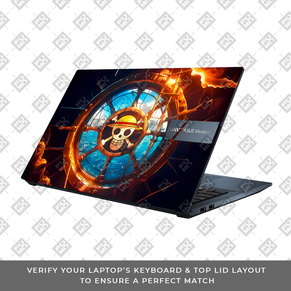 Straw Hat Pirates Emblem Asus Vivobook Pro 15 M6500QC & M6500QH Laptop Skin