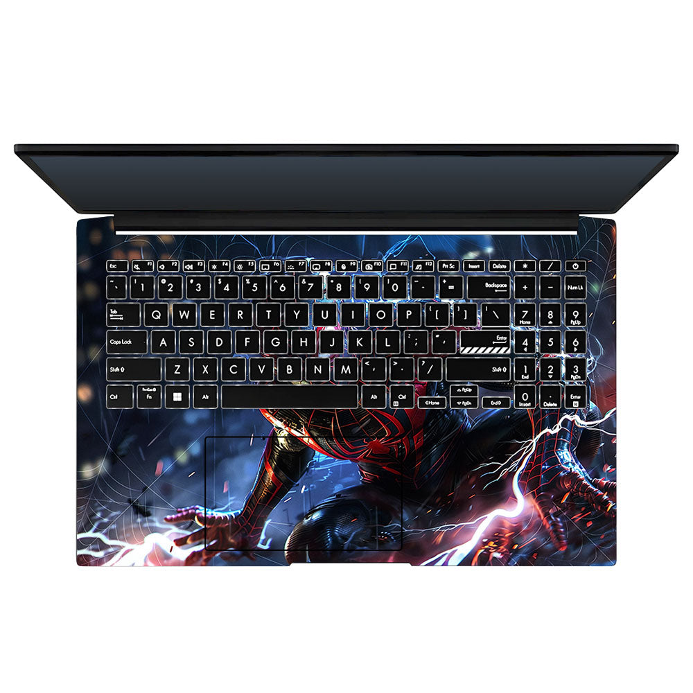 Neon Web Hero Asus Vivobook Pro 15 M6500QC & M6500QH 3D Laptop Skin