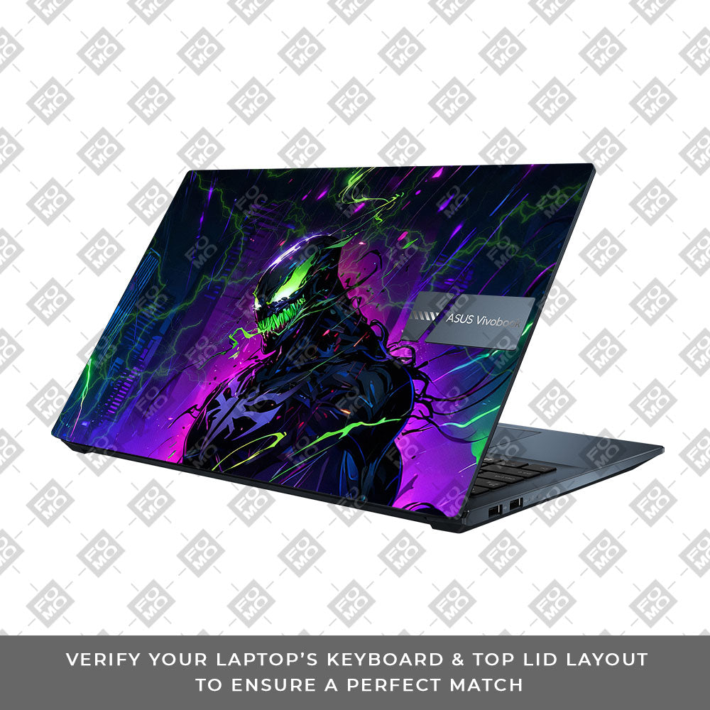 Venom Chaos Surge Asus Vivobook Pro 15 M6500QC & M6500QH Laptop Skin