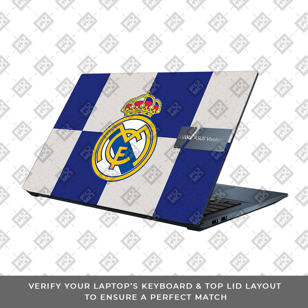 Royal Reign Real Madrid Glory Asus Vivobook Pro 15 M6500QC & M6500QH Laptop Skin