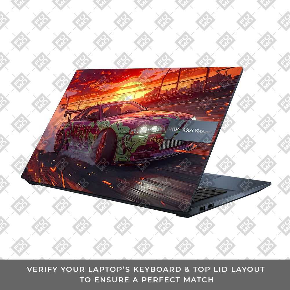 Tokyo Drift Vibes Asus Vivobook Pro 15 M6500QC & M6500QH Laptop Skin