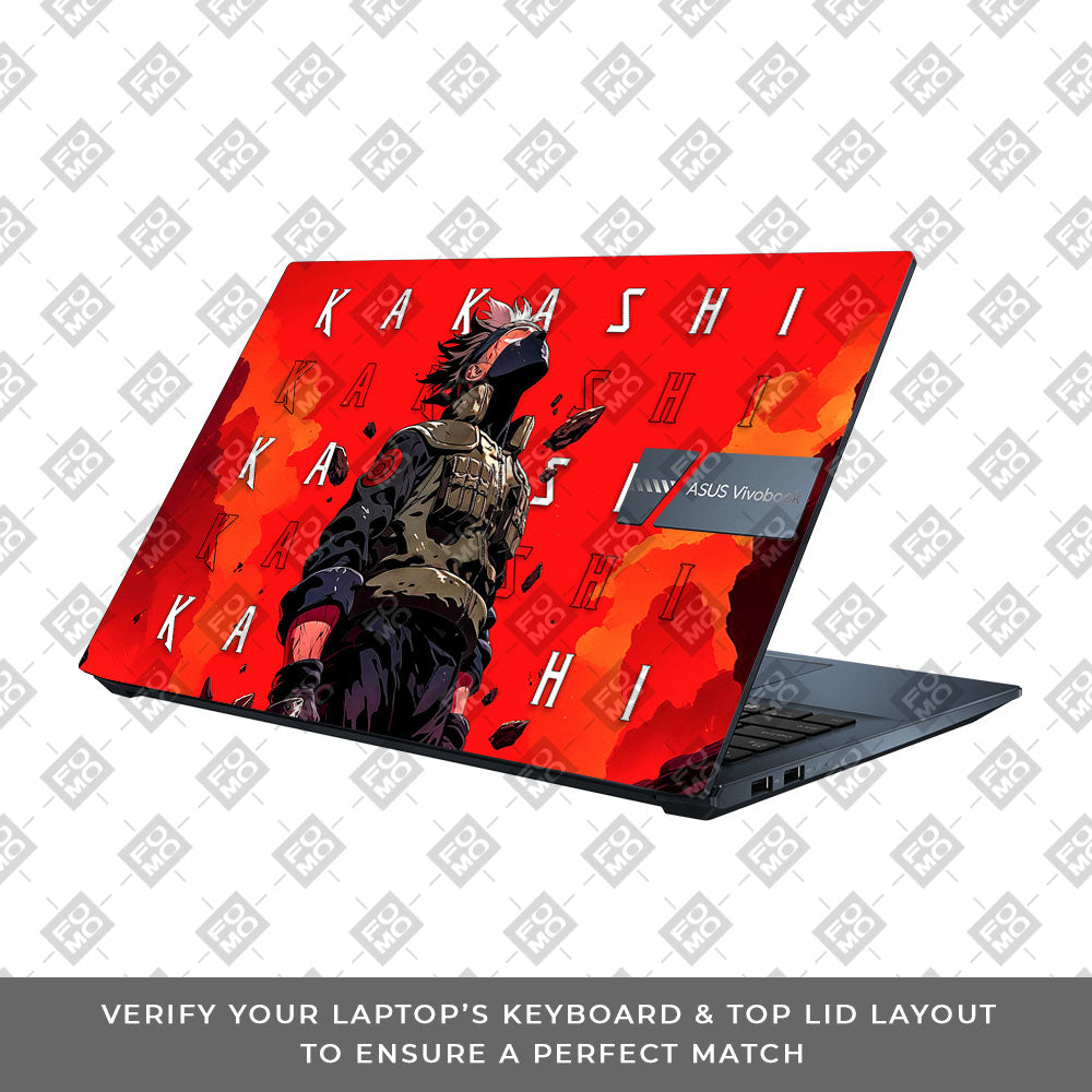 Kakashi Hatake Inferno Asus Vivobook Pro 15 M6500QC & M6500QH Laptop Skin