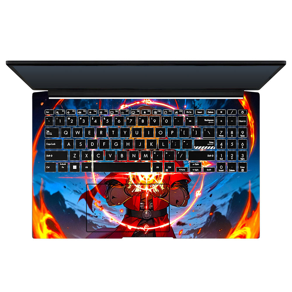 Edward Elric Fullmetal Alchemist Asus Vivobook Pro 15 M6500QC & M6500QH Laptop Skin