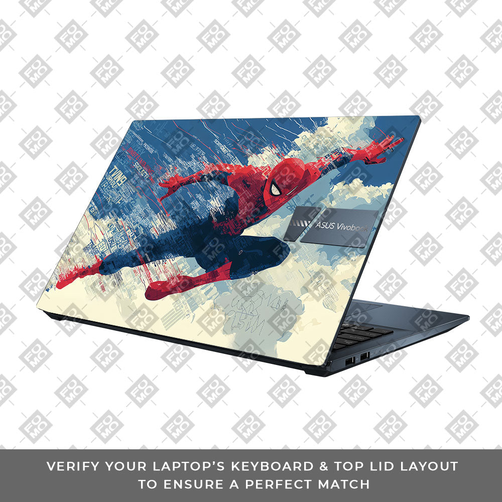 Spiderman Velocity Asus Vivobook Pro 15 M6500QC & M6500QH Laptop Skin
