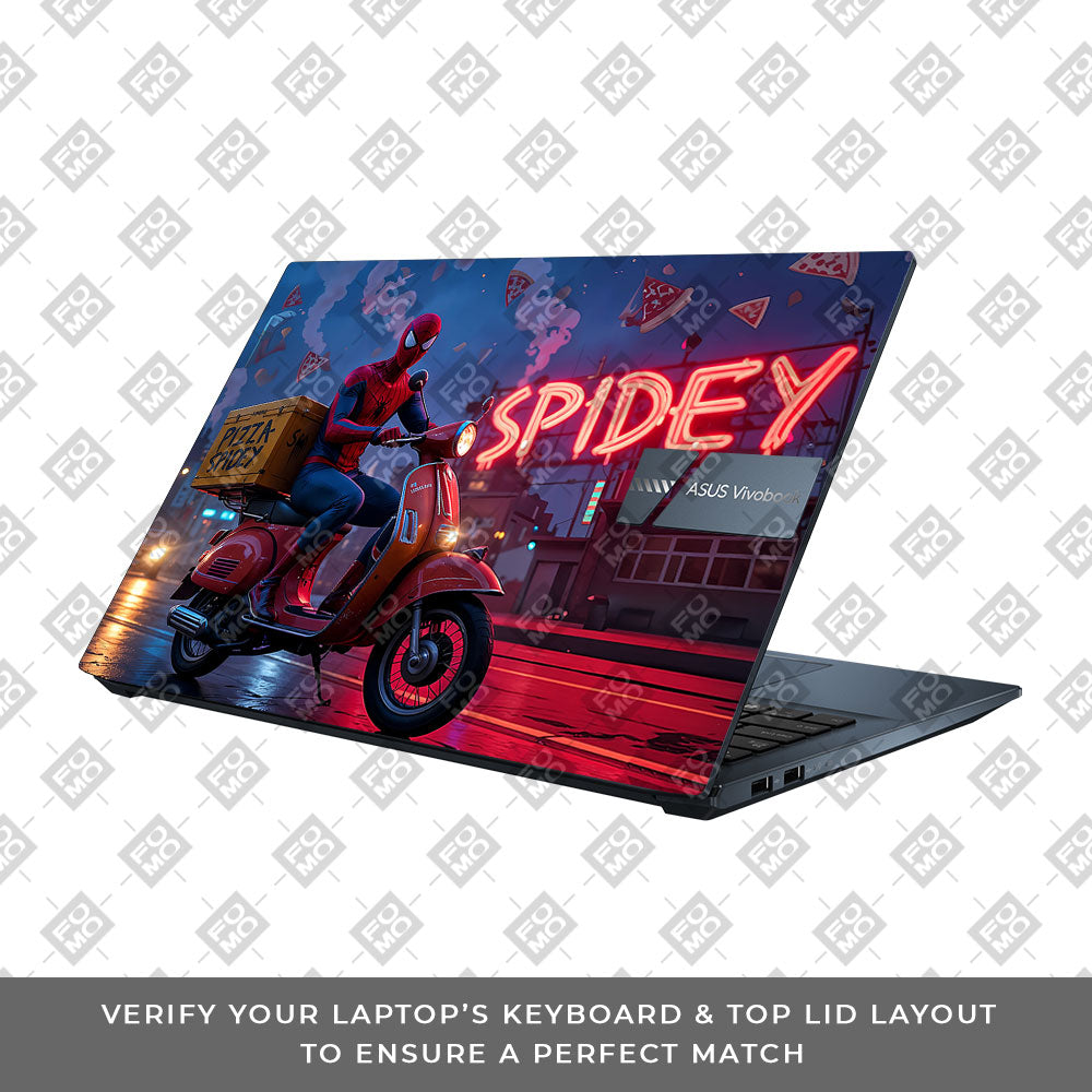 Pizza Spidey Asus Vivobook Pro 15 M6500QC & M6500QH Laptop Skin