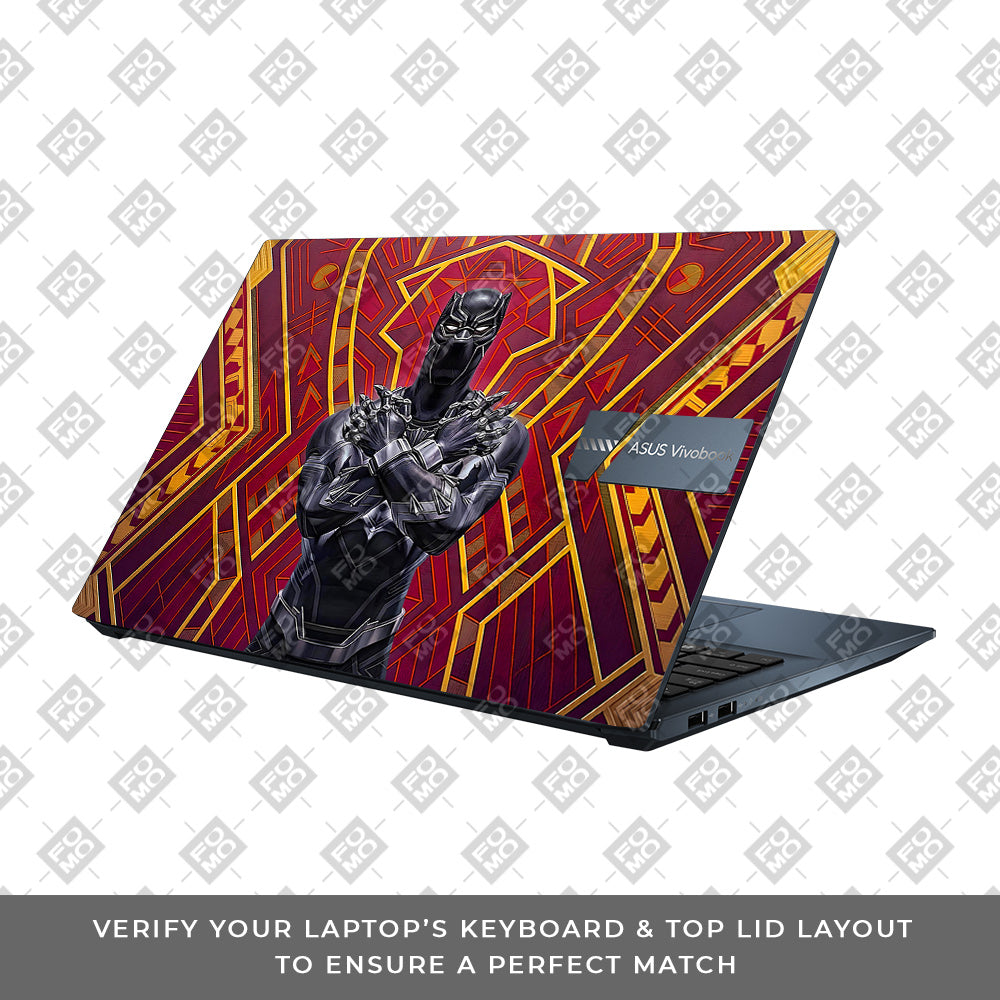 Wakanda Royal Power Asus Vivobook Pro 15 M6500QC & M6500QH 3D Laptop Skin