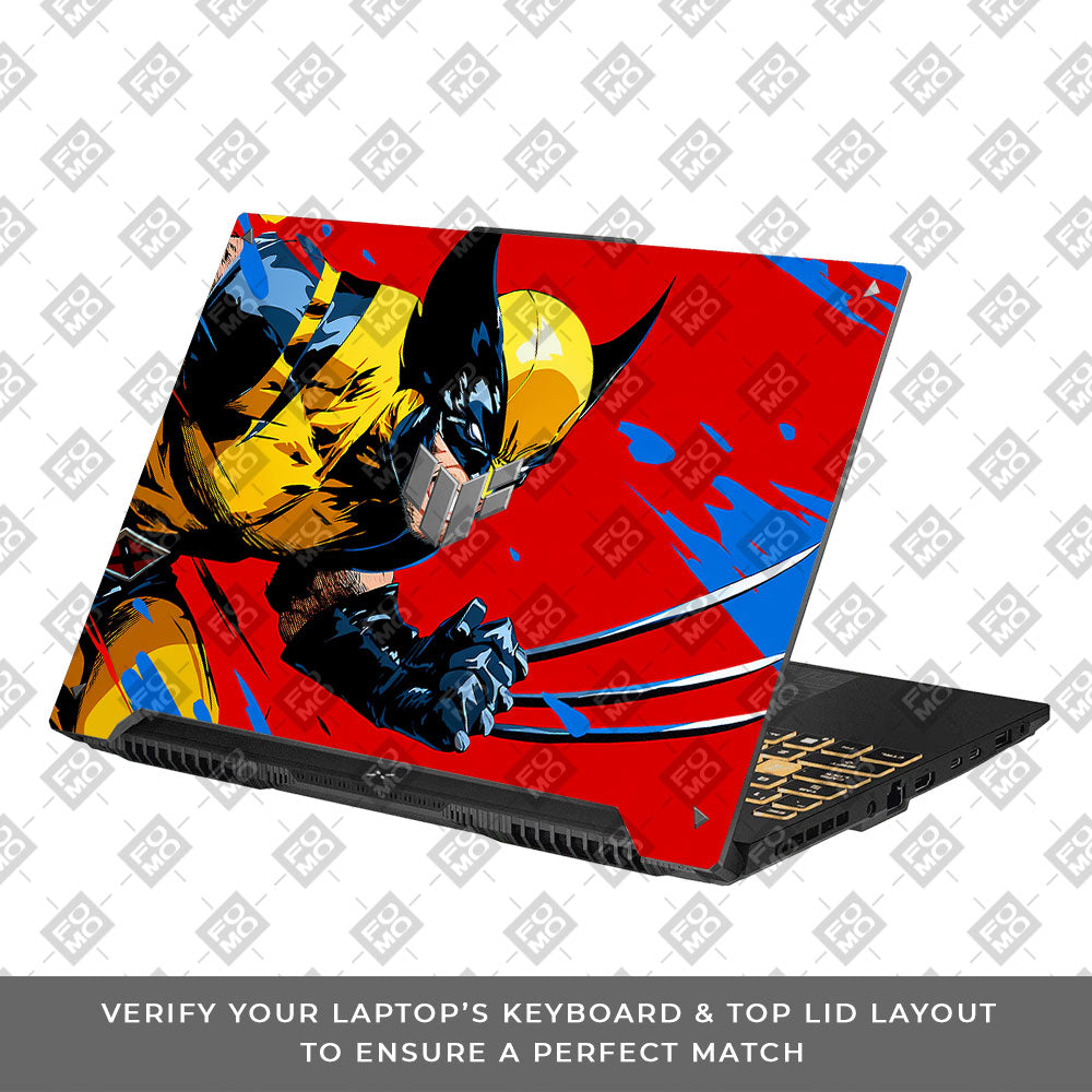 Adamantium Rage Asus TUF F16 and A16 Laptop Skin