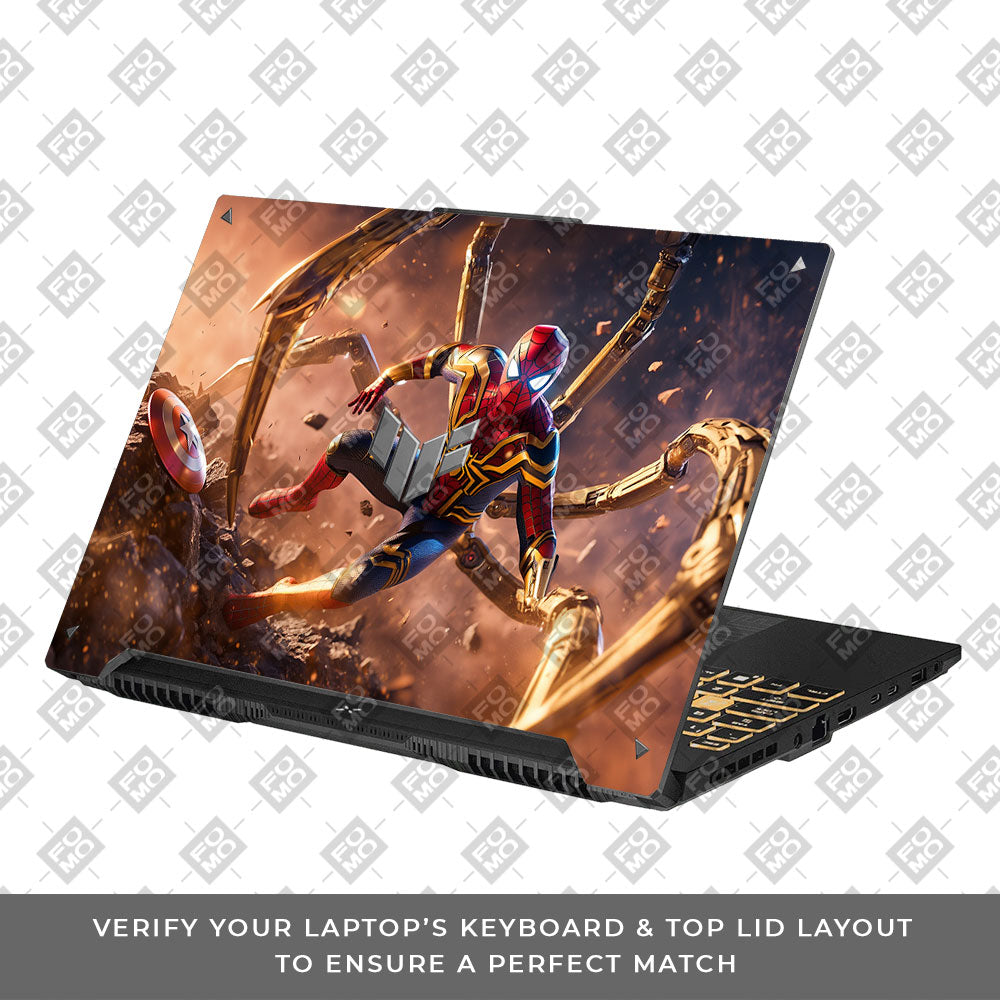 Spider Man Mech Arms Asus TUF F16 and A16 Laptop Skin