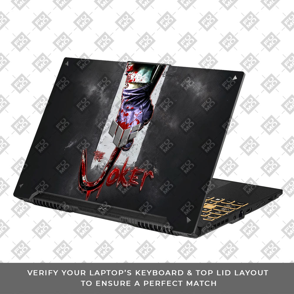Bloodline of Joker Asus TUF F16 and A16 Laptop Skin
