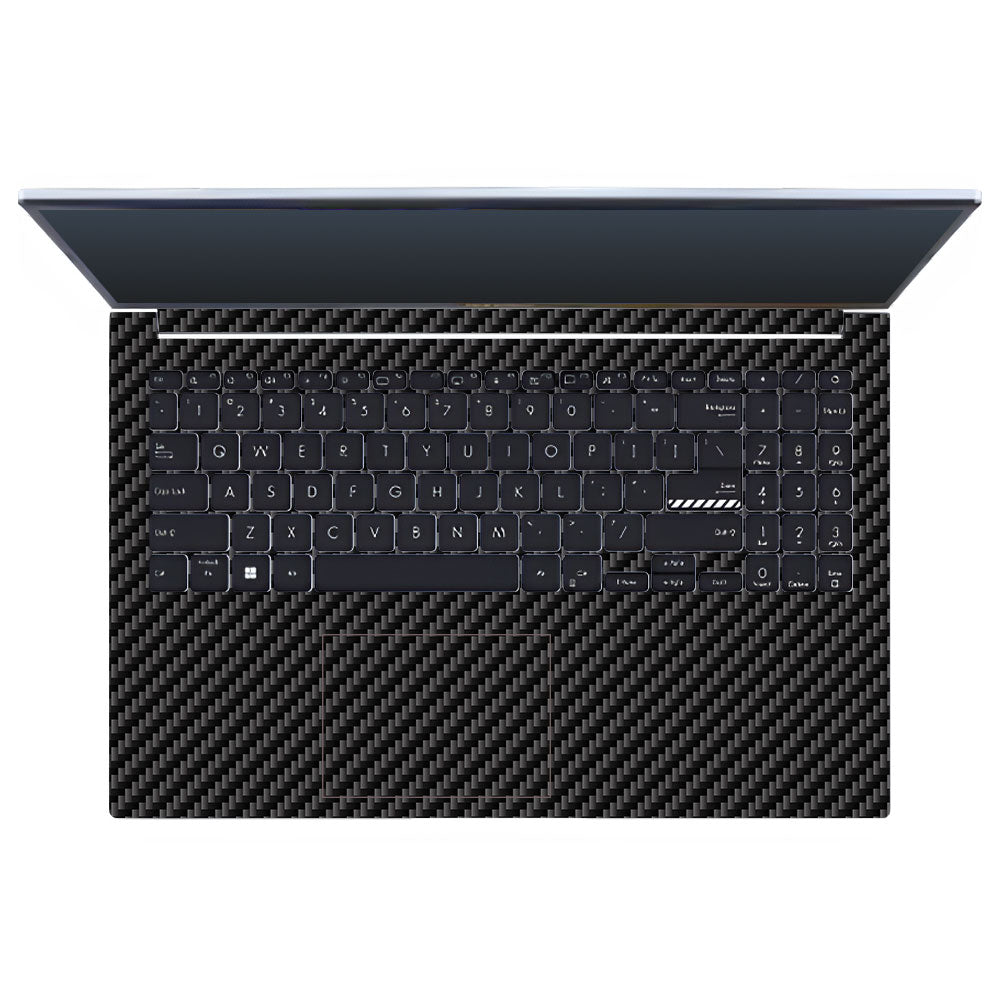 Textured Carbon Fibre Asus Vivobook 15 X1502VA Laptop Skin