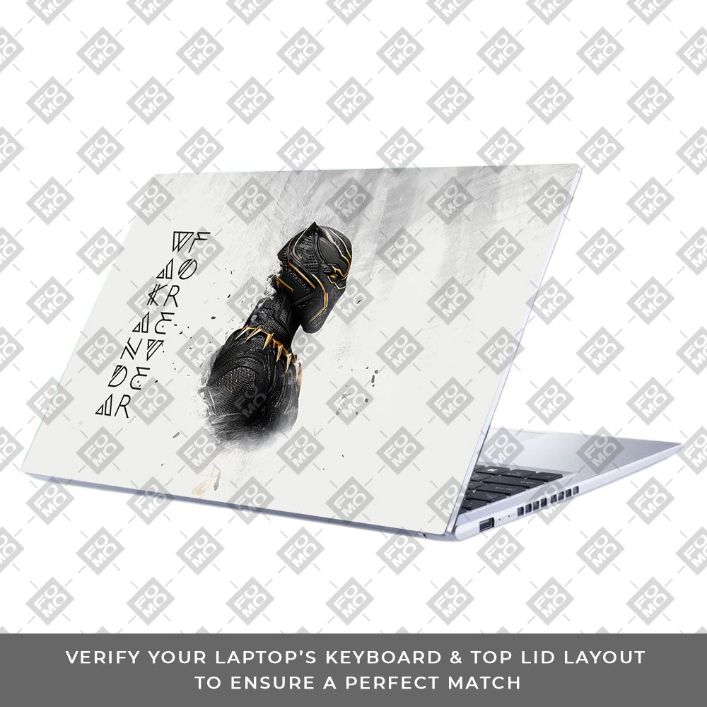 Wakanda Forever Black Panther Comic Asus Vivobook 15 X1502VA Laptop Skin