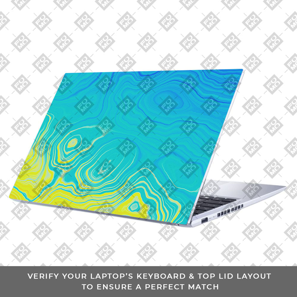 Ocean Gradient Waves Asus Vivobook 15 X1502VA Laptop Skin