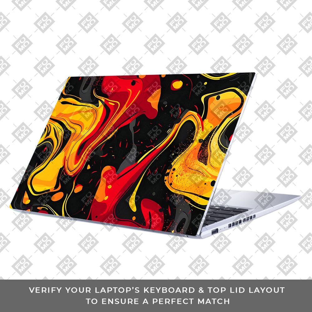Lava Burst Asus Vivobook 15 X1502VA Laptop Skin