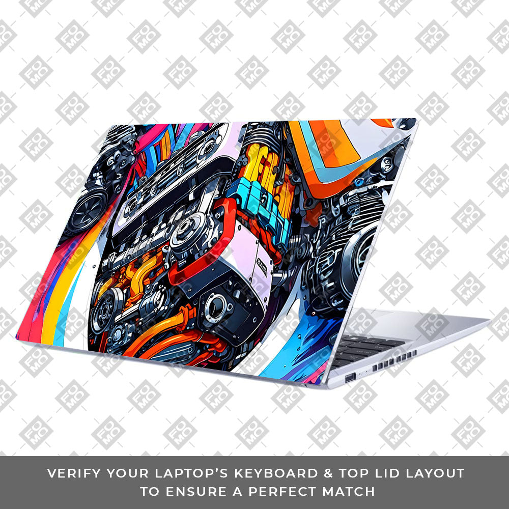 Power in Motion Asus Vivobook 15 X1502VA Laptop Skin