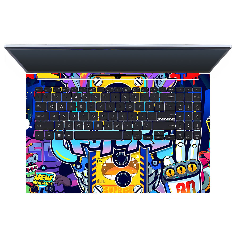 Futuristic Cyberpunk Vision Asus Vivobook 15 X1502VA Laptop Skin
