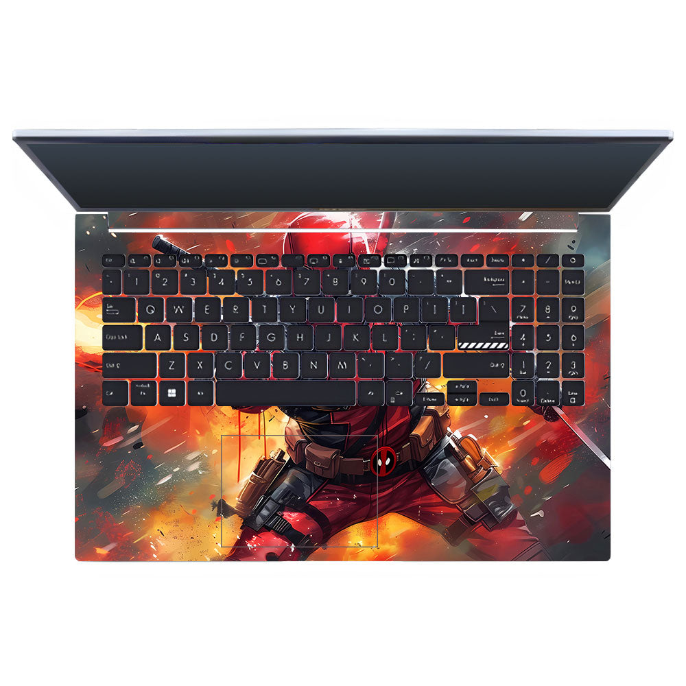 Deadpool in Action Asus Vivobook 15 X1502VA Laptop Skin