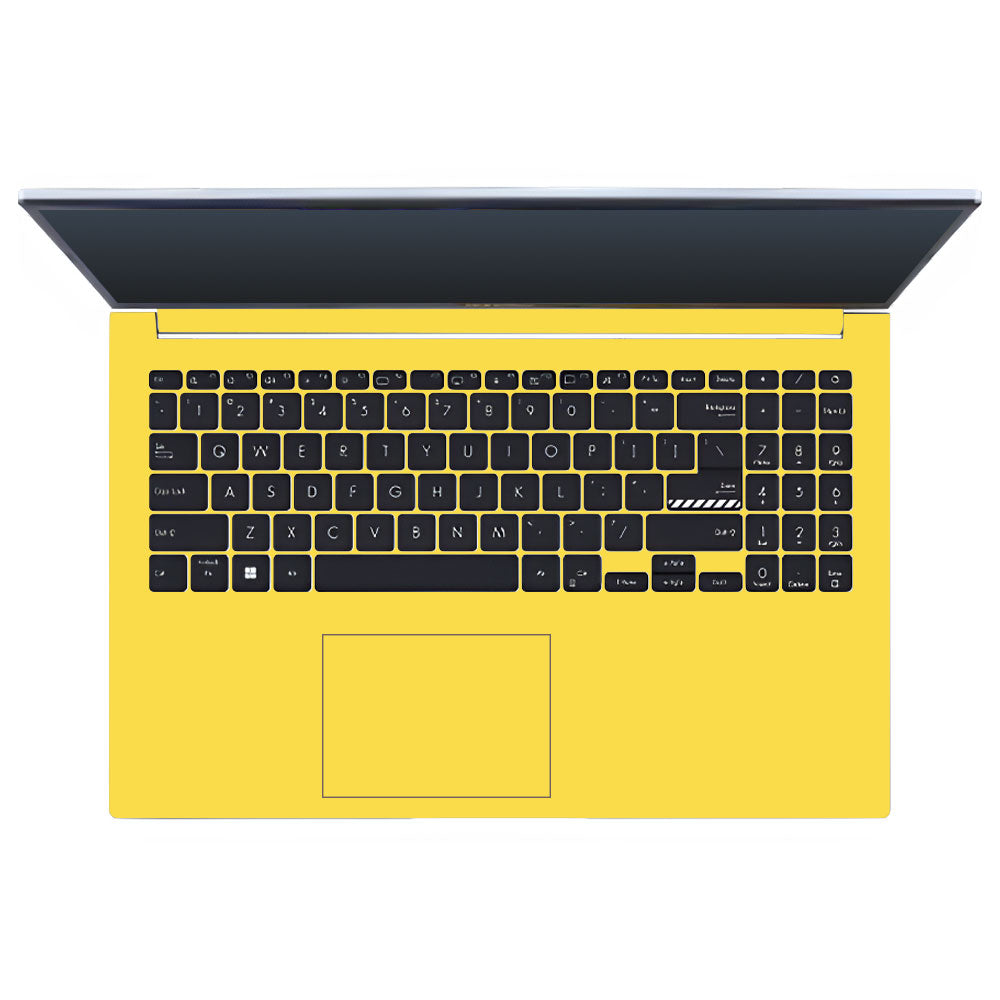 Textured Yellow Asus Vivobook 15 X1502VA Laptop Skin