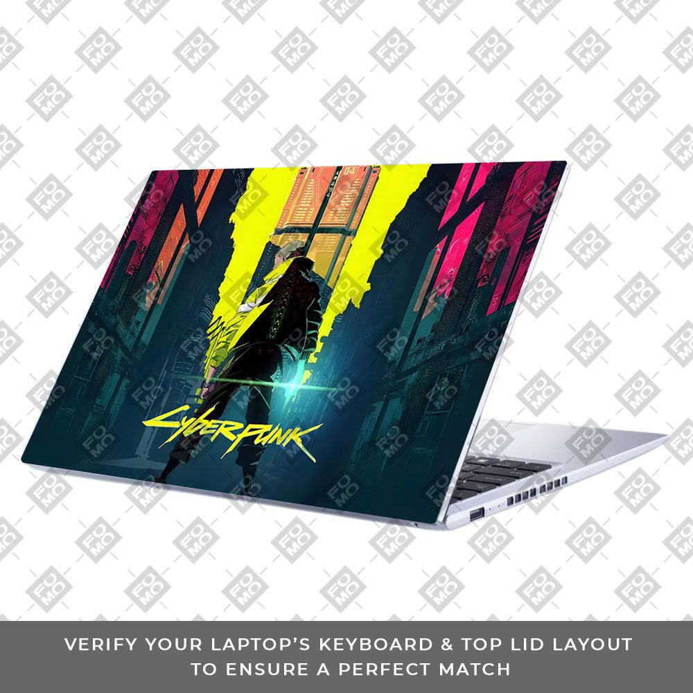 Cyberpunk Uprising Asus Vivobook 15 X1502VA Laptop Skin