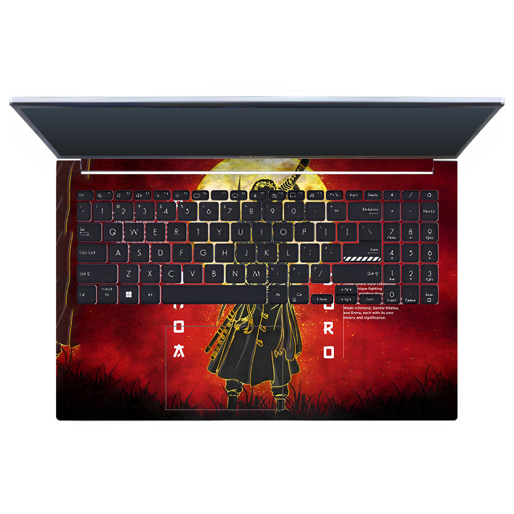 Zoro Under Golden Moon Asus Vivobook 15 X1502VA Laptop Skin