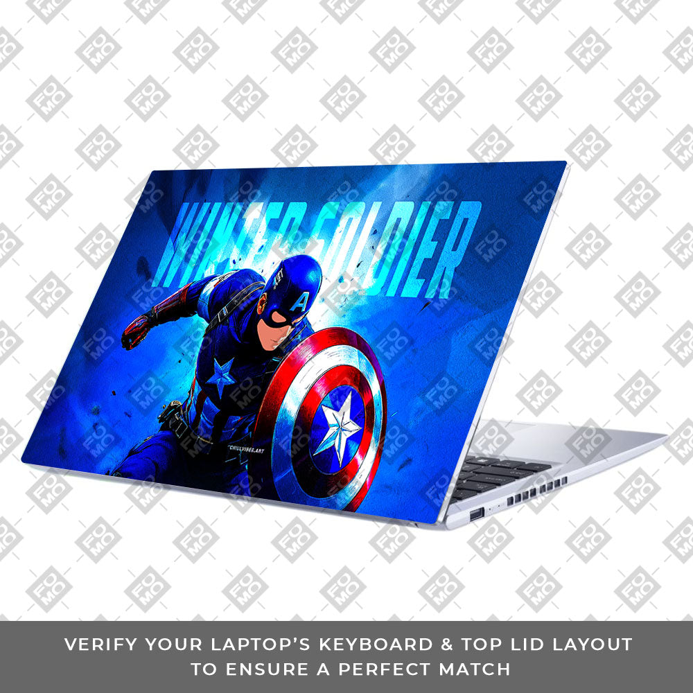 Shield of Justice Captain America Asus Vivobook 15 X1502VA Laptop Skin